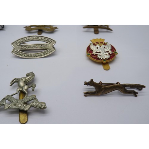 45 - 16 Military Cap/Regiment Badges