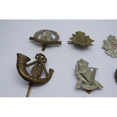 48 - 15 Military Cap/Regiment badges