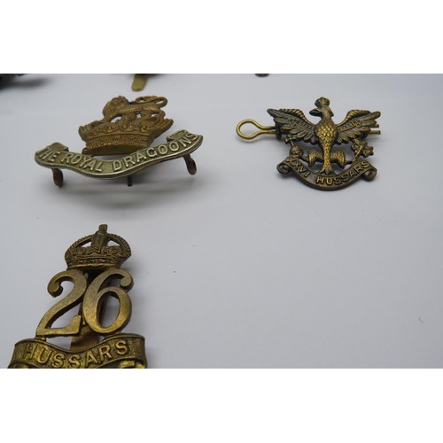 49 - 15 Military Cap/Regiment badges