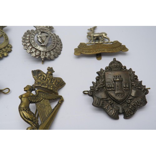 50 - 16 Military Cap/Regiment badges