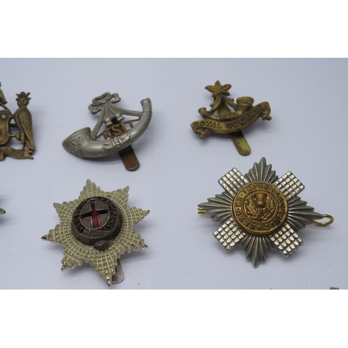 53 - 15 Military Cap/Regiment badges