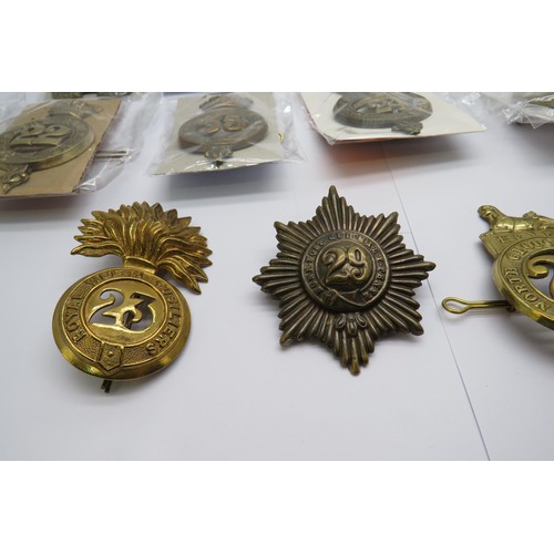 1 - 13 Military cap/Regiment badges