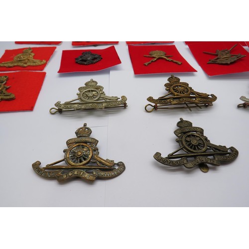 3 - 19 Military cap/Regiment badges