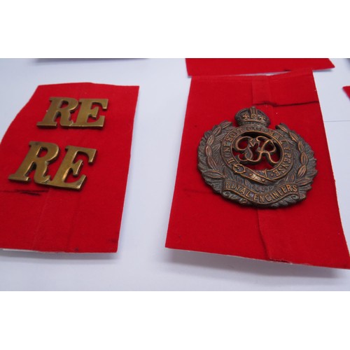 6 - 20 Military cap/Regiment badges