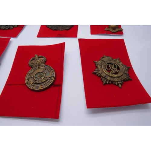 6 - 20 Military cap/Regiment badges