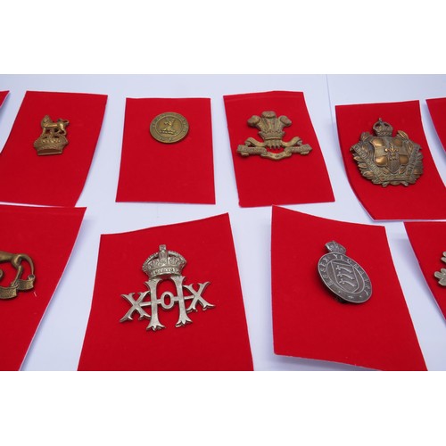 7 - 16 Military cap/Regiment badges