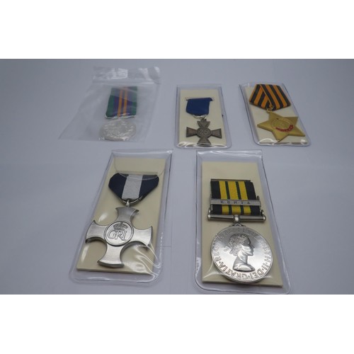 10 - Five Reproduction Military Medals