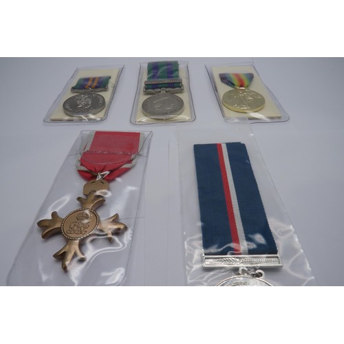 12 - Five Reproduction Military Medals