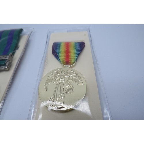 12 - Five Reproduction Military Medals