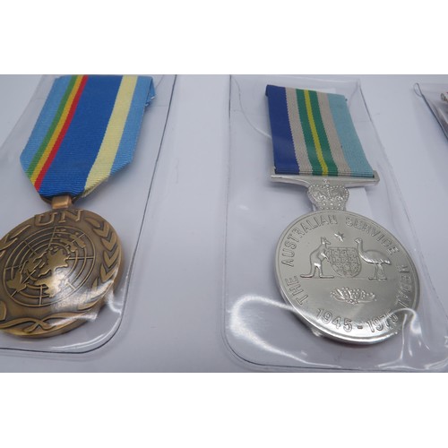 13 - Five Reproduction Military Medals