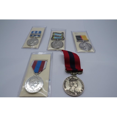 14 - Five Reproduction Military Medals