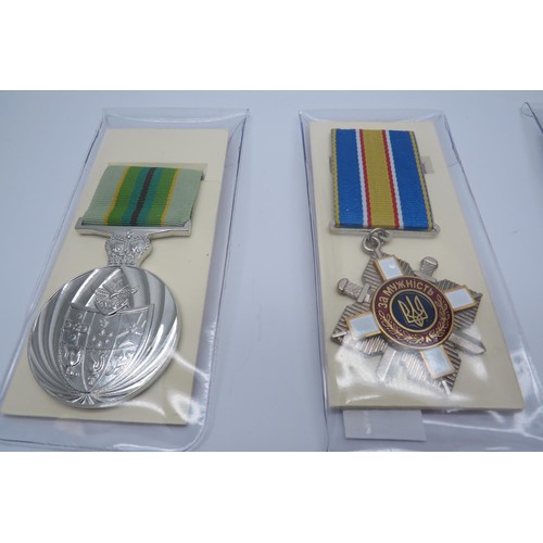 16 - Five Reproduction Military Medals