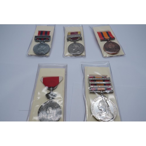 24 - Five Reproduction Military Medals