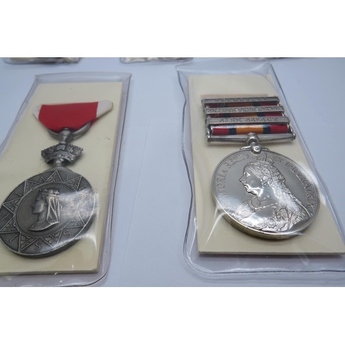 24 - Five Reproduction Military Medals