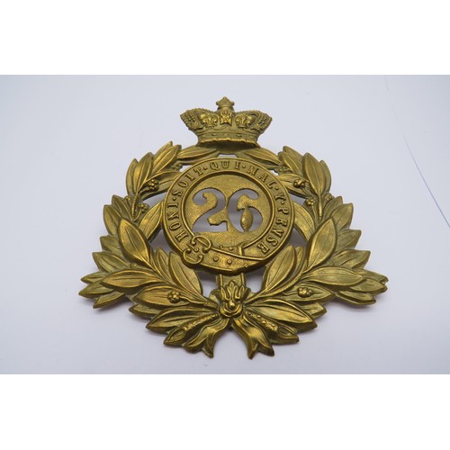 32 - 26th Regiment Military Helmet Plate