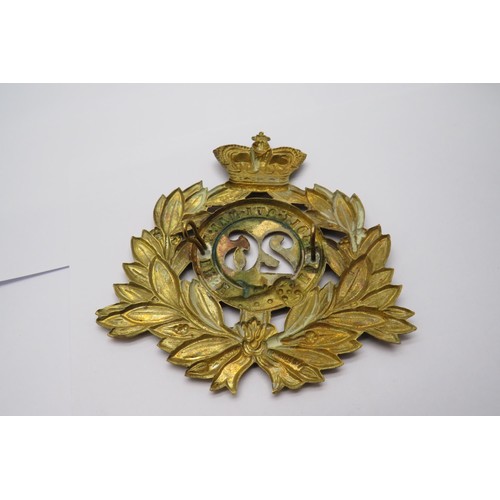 32 - 26th Regiment Military Helmet Plate