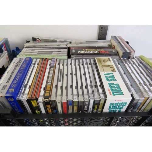 357 - Huge selection of various music cd's including SKA, soul, motown, clash, northern soul etc