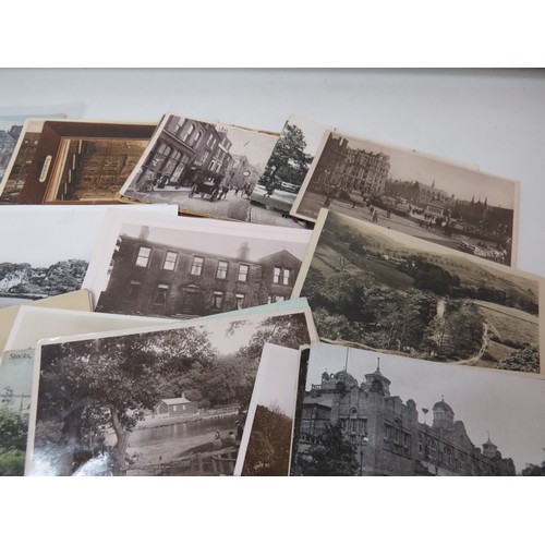 184 - Fifty old Yorkshire postcards including Leeds, Dewsbury, Hemsworth, Featherstone etc