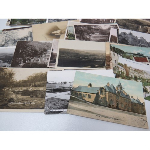 184 - Fifty old Yorkshire postcards including Leeds, Dewsbury, Hemsworth, Featherstone etc