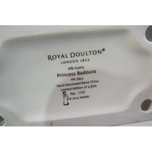 378 - Royal doulton figure Princess Badoura L/E 1152/2500