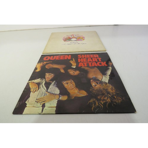 395 - Queen LP's sheer heart attack, night at the opera