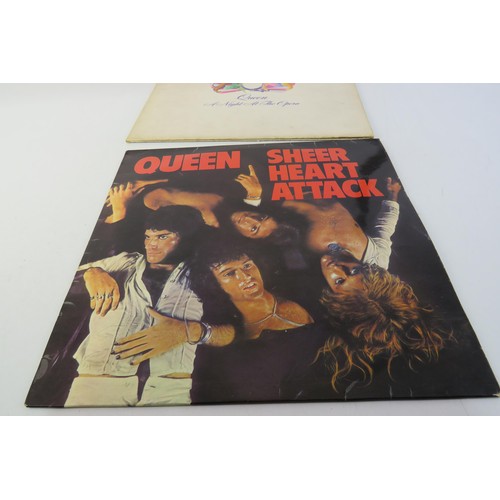 395 - Queen LP's sheer heart attack, night at the opera