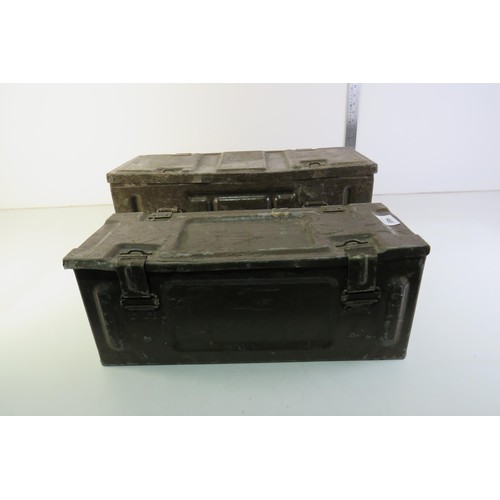 398 - Ammo boxes one 1956 B167ASV80A, Two M104MKI SV 22A undated