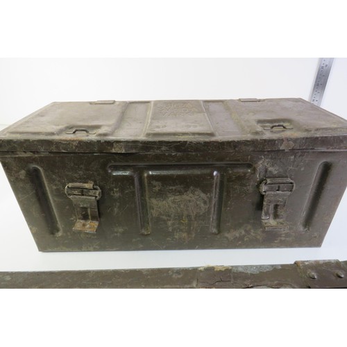 398 - Ammo boxes one 1956 B167ASV80A, Two M104MKI SV 22A undated