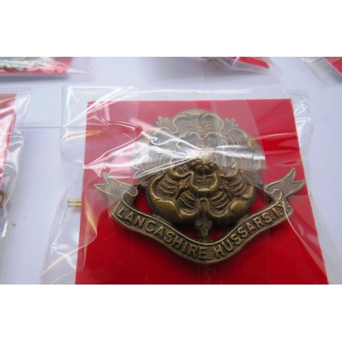 556 - 18 Military cap/Regiment badges