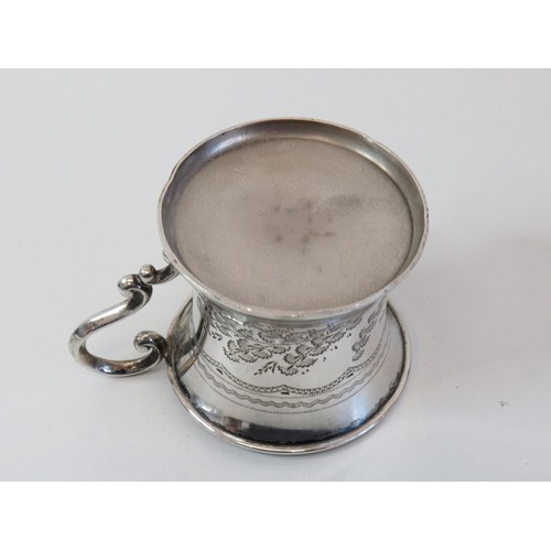 129 - Silver tankard birmingham 95g