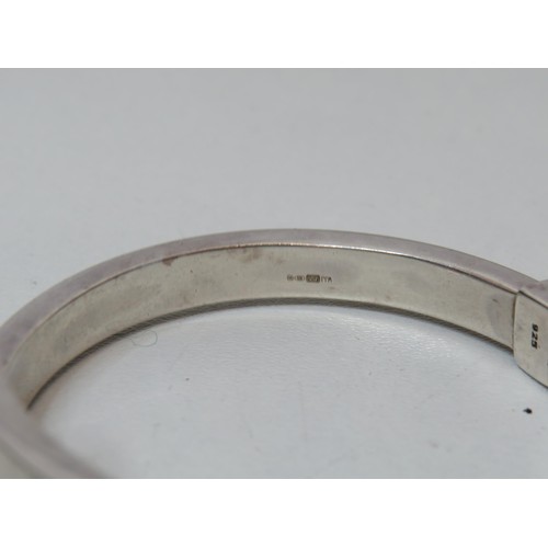 249 - Silver bangle birmingham 25g