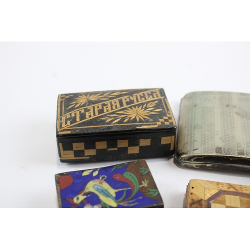 16 - Tobacciana Collectables Inc East Asian, Cigarette Case, Etc x 5