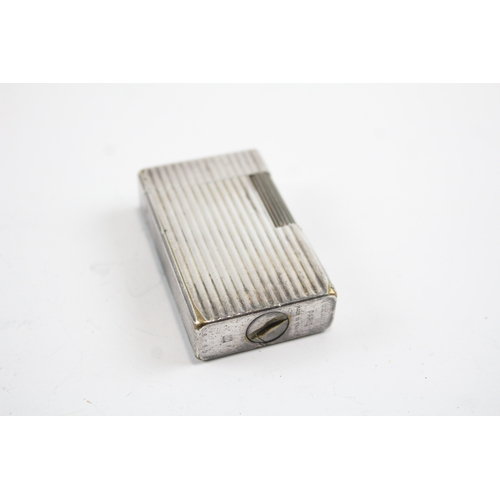 20 - St Dupont Silver Plated Lighters x 2