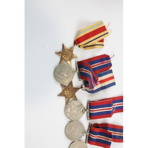 28 - WW2 Medals Inc Italy, Africa, France & Germany Stars Etc x 10