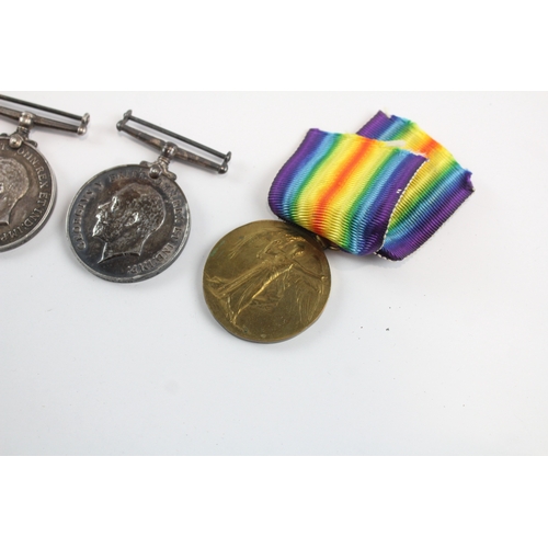 35 - WW1 Medals, War 801115 Gnr A Pollard RA, 27832 Pte W Roberts R War R Etc x 3