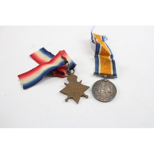 37 - WW1 Medals 1914-15 Star & War M4612 J.D Dowling Ck-Mte RN x 2