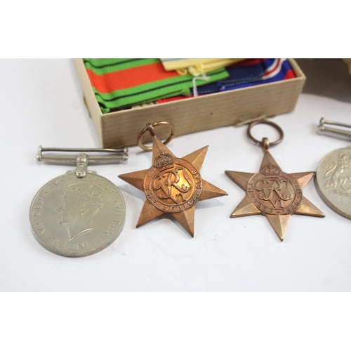 41 - Boxed WW2 Africa Star Medal Group