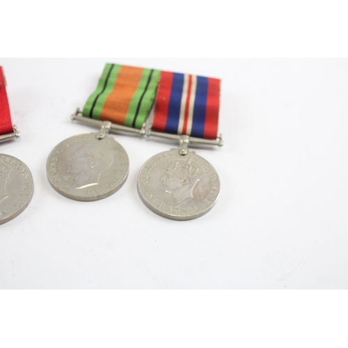 44 - WW2 Mounted Medal Groups Inc Burma Star, Pacific Clasp, Etc x 2