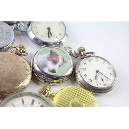 54 - Job Lot Assorted Mechanical/Quartz Pocket Watches SPARES / REPAIRS