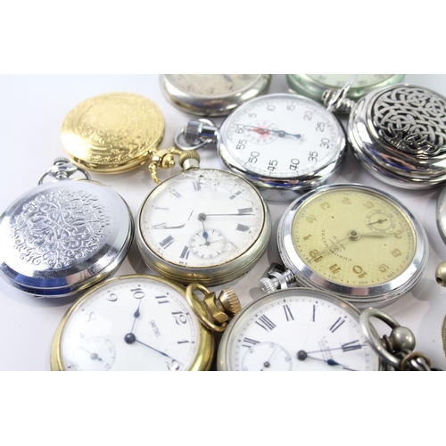 55 - Job Lot Assorted Mechanical/Quartz Pocket Watches SPARES / REPAIRS