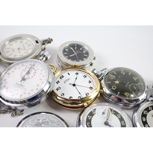 56 - Job Lot Assorted Mechanical/Quartz Pocket Watches SPARES / REPAIRS