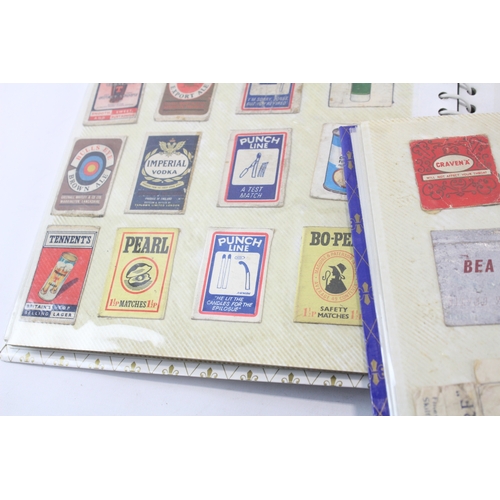 86 - Cigarette Tobacciana Advertising Matchbook Albums x 3