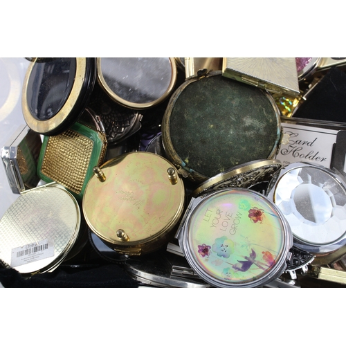 92 - Ladies Vanity Powder Compacts Inc Vintage, Enamelled, Etc Joblot