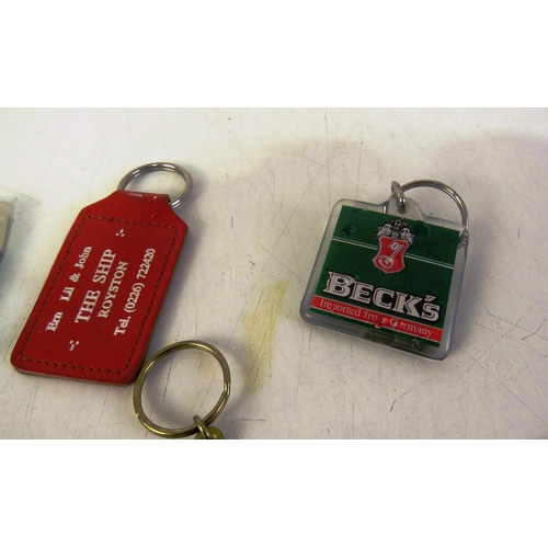 113 - Twenty novelty drink related key rings