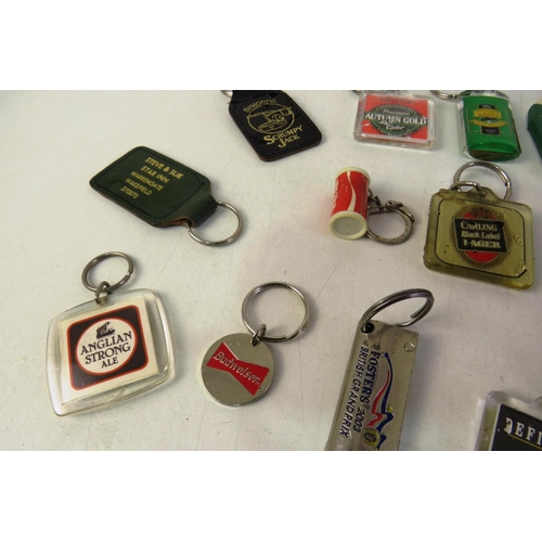 113 - Twenty novelty drink related key rings