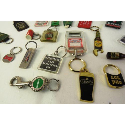 113 - Twenty novelty drink related key rings