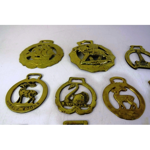 116 - Vintage horse brasses