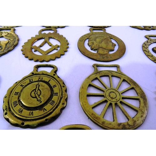 116 - Vintage horse brasses