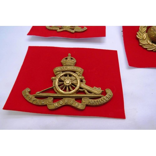 22 - 20 Military cap/Regiment badges