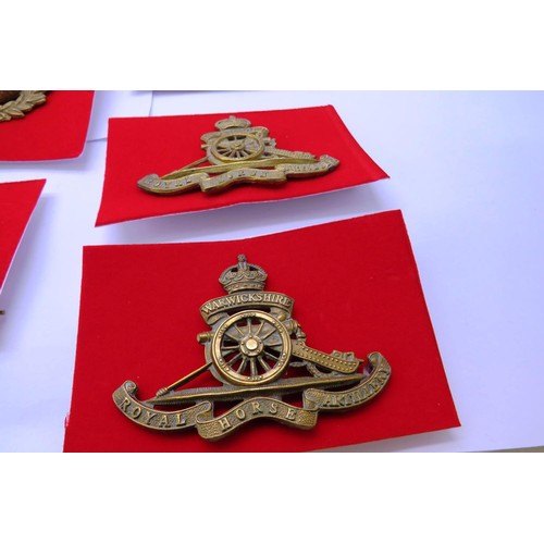 22 - 20 Military cap/Regiment badges